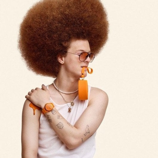 Forever Colorum CW-300 Bluetooth 43mm IPS Arancione IP68 Cardiofrequenzimetro Monitor Sonno