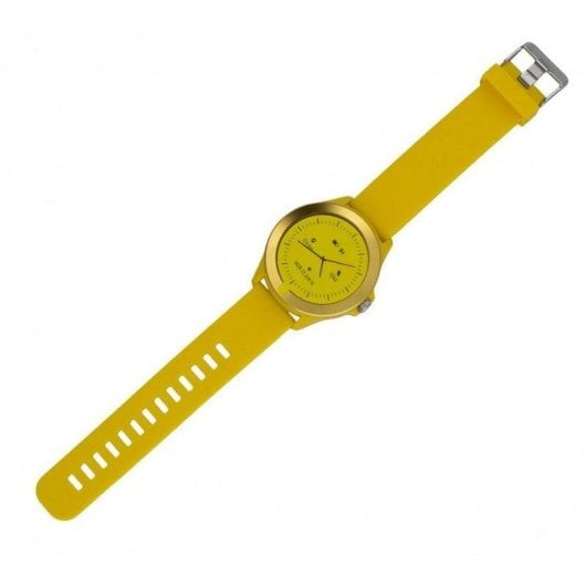 Forever Colorum CW-300 Bluetooth 43mm IPS Jaune S/M Étanche IP68 Pulsomètre Suivi Sommeil