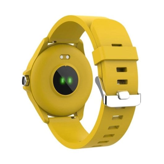 Forever Colorum CW-300 Bluetooth 43mm IPS Jaune S/M Étanche IP68 Pulsomètre Suivi Sommeil
