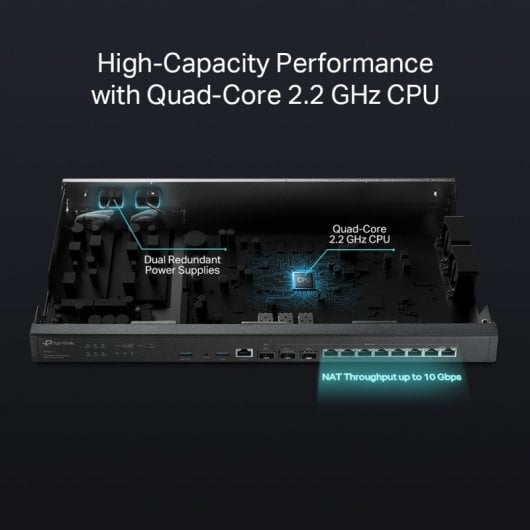 TP-Link ER8411 Routeur multi-WAN Gigabit VPN OMADA 10G