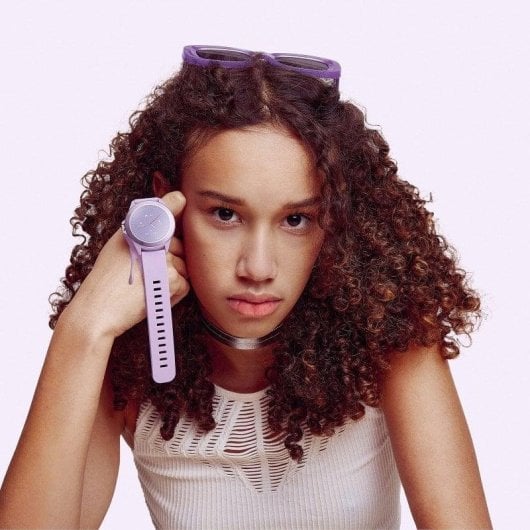 Forever Colorum CW-300 Bluetooth 43mm IPS Lavendel S/M IP68 Pulsmesser Schlafmonitor