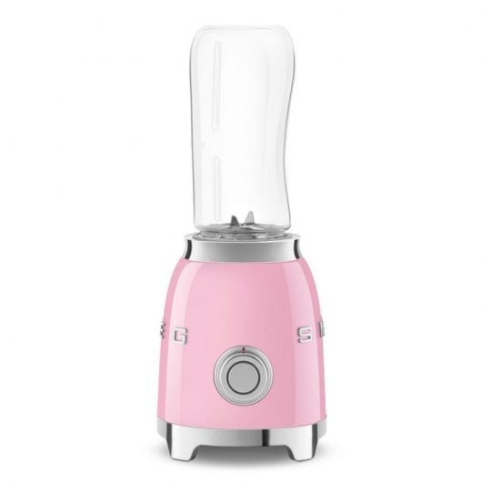 Mélangeur en verre style années 50 Smeg PBF01PKEU 600 ml 300 W rose