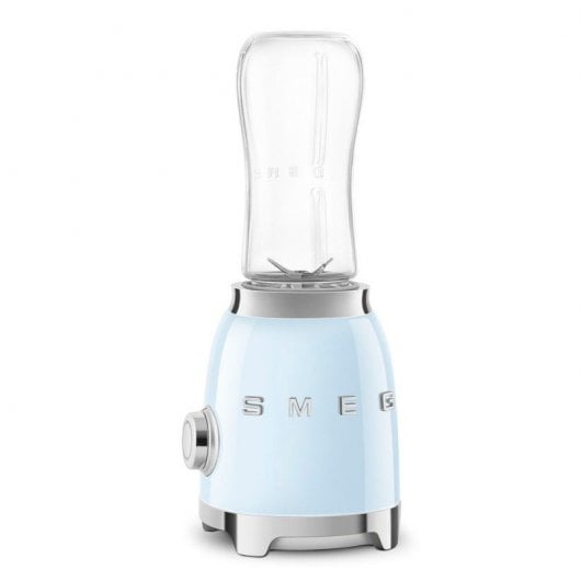 Mélangeur en verre Smeg style années 50 PBF01PBEU 600 ml 300 W bleu