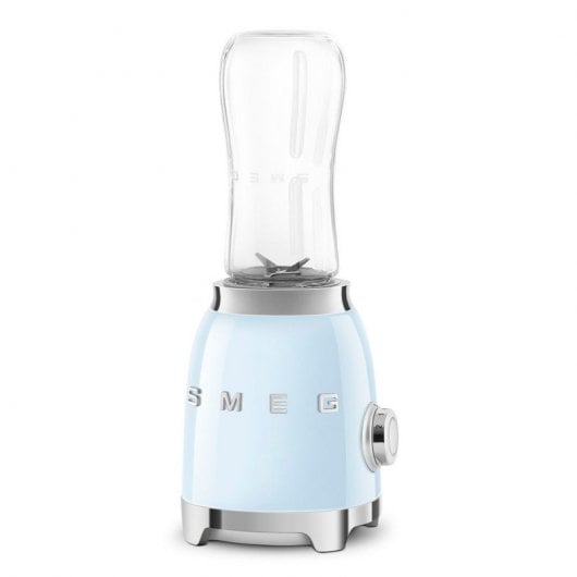 Mélangeur en verre Smeg style années 50 PBF01PBEU 600 ml 300 W bleu