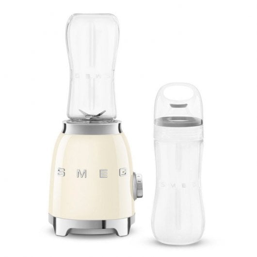 Smeg 50s Style PBF01CREU Batidora de Vaso 600ml 300W Crema