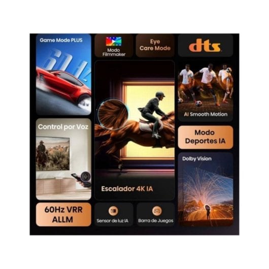 TV Hisense LED 58A6K 58" 4K Ultra HD Smart TV HDR10+ VIDAA U6 Wifi Bluetooth