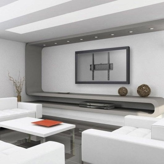 Kimex 012-1026 Suporte TV Fixo de Parede 32 a 55" VESA 200x200 a 400x400 Máx 40Kg