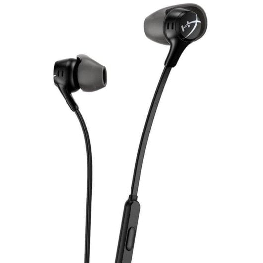 Auriculares HyperX Cloud EarBuds II com fio Jack 3,5 mm Gaming Microfone Preto