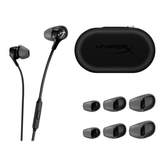 Auriculares HyperX Cloud EarBuds II con cable, Klinkenanschluss, Gaming, Mikrofon, Schwarz