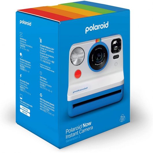 Appareil photo instantané Polaroid Now Gen 2 Bleu