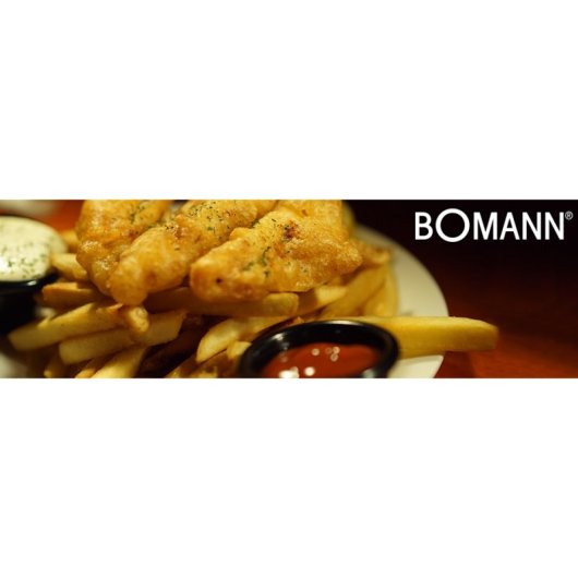 Bomann FR 2264 CB Fritadeira Elétrica Convencional 3L 2000W Aço Inoxidável