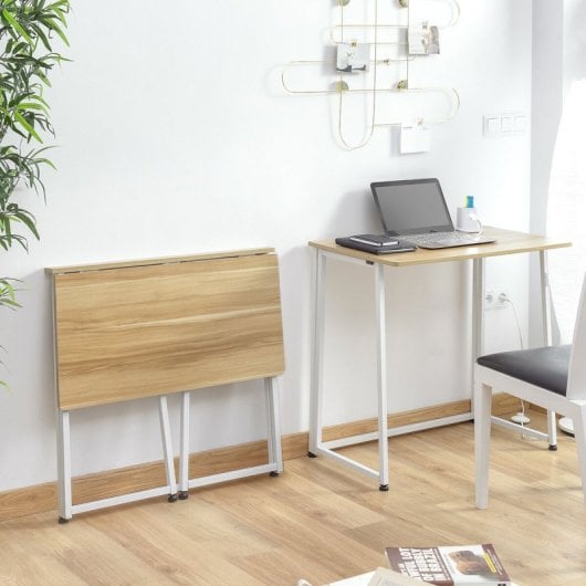 Bureau pliant Dolenkaf InnovaGoods bois/blanc