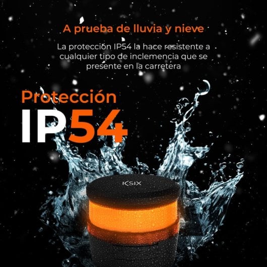 Ksix Safety Light IoT Luz de Emergencia V16 Homologada DGT Magnética