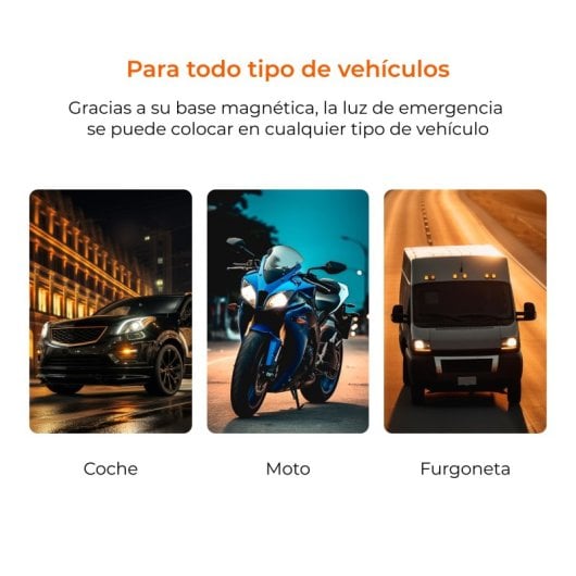 Ksix Safety Light IoT Luz de Emergencia V16 Homologada DGT Magnética