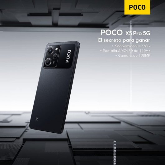 POCO X5 Pro 5G 8/256GB Negro Libre Versión Internacional