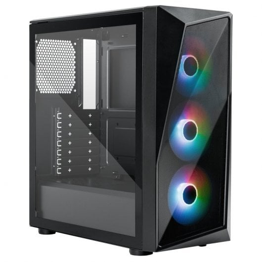 Cooler Master CMP 520 Midi Tower Cristal Templado USB 3.2 Negra