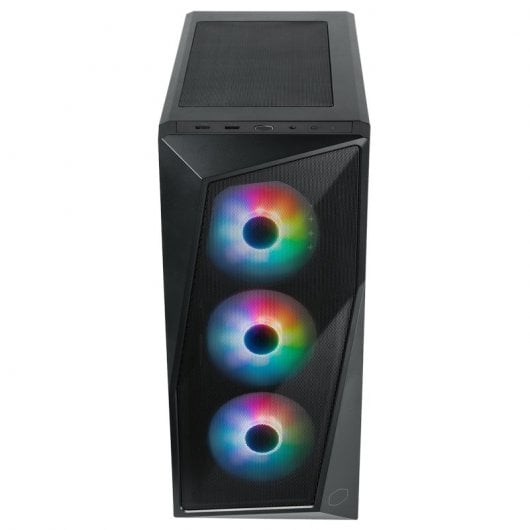 Cooler Master CMP 520 Midi Tower Cristal Templado USB 3.2 Negra
