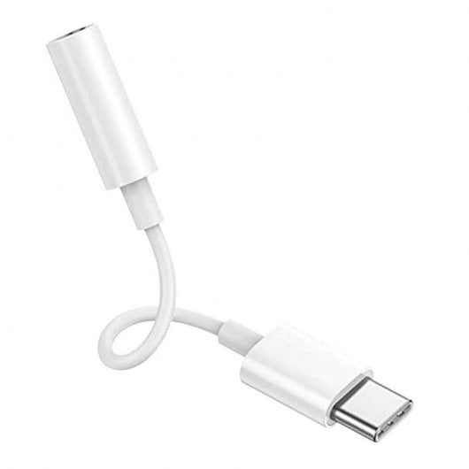 PcCom Essential Cable USB-C a Jack 3.5 con Samsung Chipset Blanco