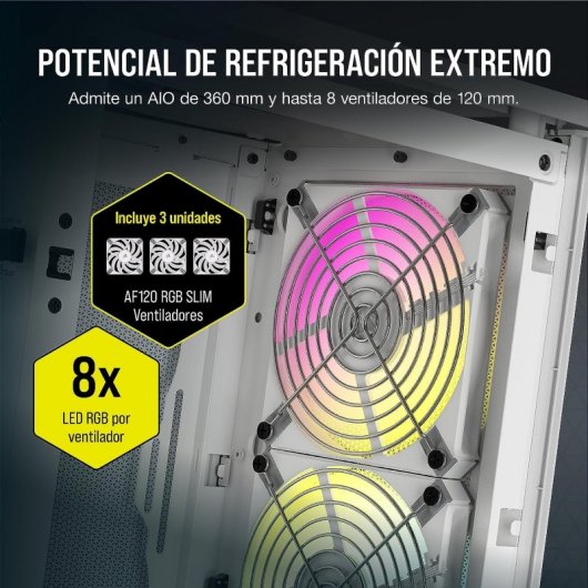 Corsair 2000D RGB Airflow SFF Tower USB 3.2 Branca