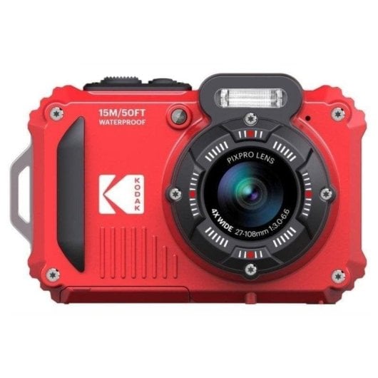 Appareil photo Kodak PIXPRO WPZ2 16,76MP WiFi Étanche Rouge