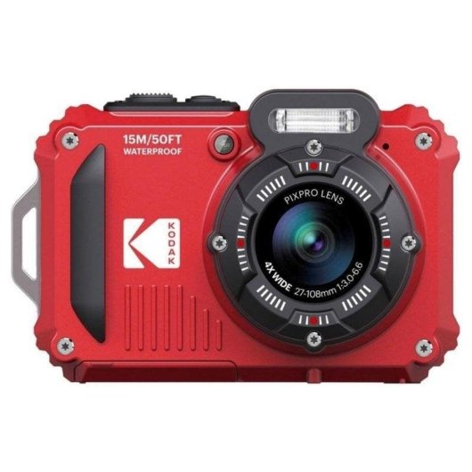 Appareil photo Kodak PIXPRO WPZ2 16,76MP WiFi Étanche Rouge