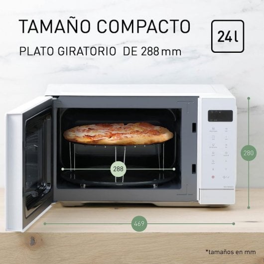 Panasonic NN-K35NWMEPG Microondas con Grill 24L 900W Blanco