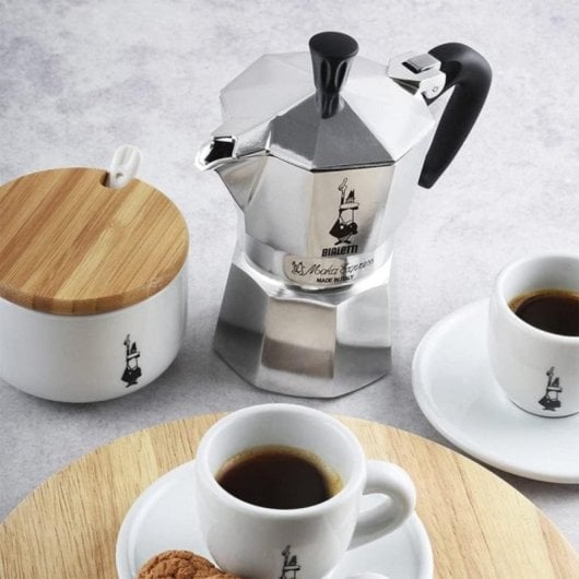 Cafetera Italiana Bialetti Moka Express 4 Tazas 0,23L Aluminium Classic Design