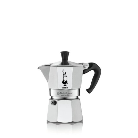 Cafetera Italiana Bialetti Moka Express 4 Tazas 0,23L Aluminium Classic Design