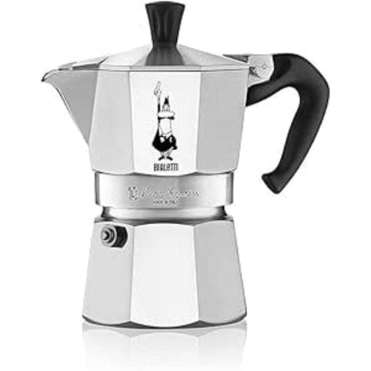 Cafetera Italiana Bialetti Moka Express 4 Tazas 0,23L Aluminium Classic Design