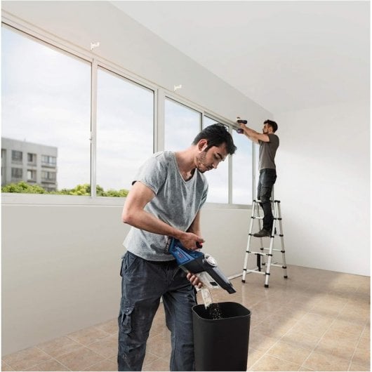 Bosch GAS 18V-1 Professional Handstaubsauger Schwarz, Blau, Rot, Durchscheinend Beutellos