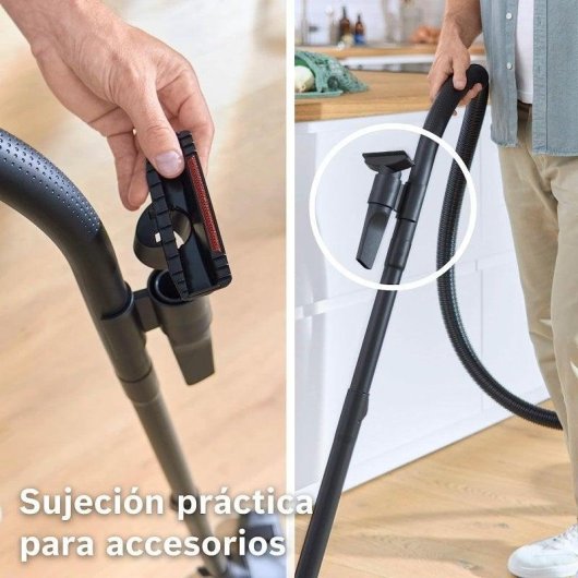 Aspirateur avec Sac Bosch Serie 4 BGB38RD2 600W 4L Filtre Lavable Rouge