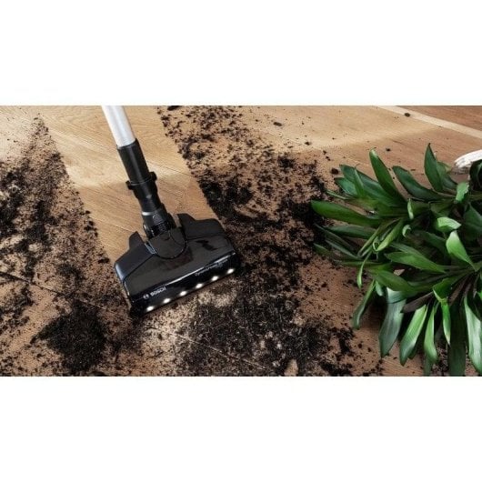 Aspirador sem Fio Bosch Unlimited BBS712A 18V 80min Filtro Hygiene Escova LED 0,3L