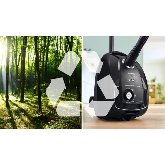 Bosch Serie 4 BGL38BA2H Aspiradora con Bolsa 600W Negra