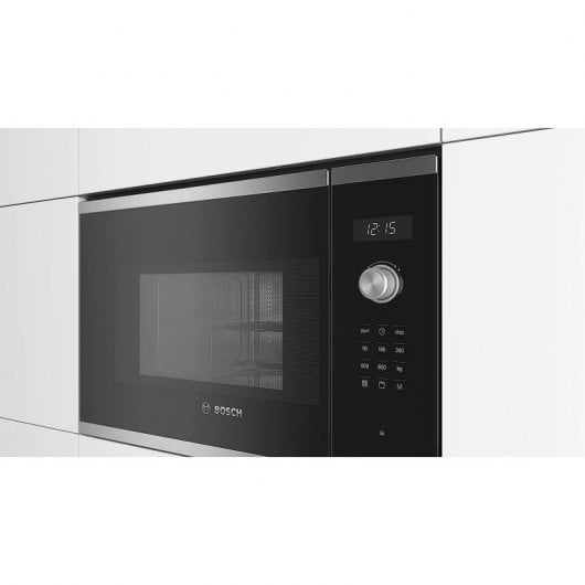 Bosch Serie 6 BEL524MS0 Microondas Integrable con Grill 20L 800W Acero Inoxidable