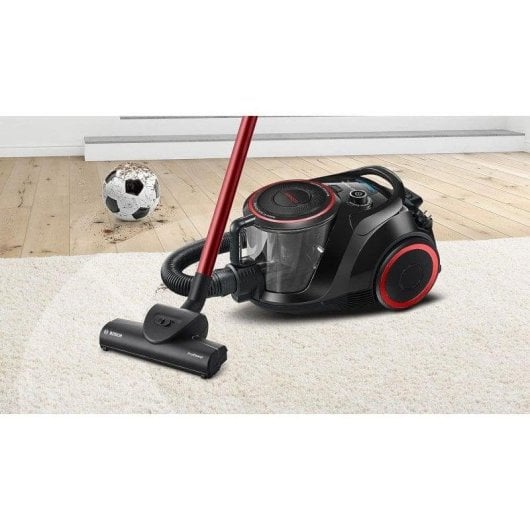 Aspirateur sans Sac Bosch Serie 6 BGS41POW1 700W Filtre HEPA 2,4L Turbo Brosse