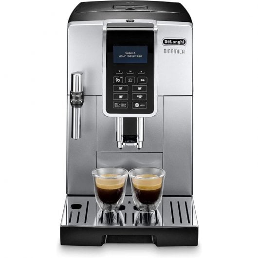 De’Longhi Dinamica ECAM 350.35.SB Cafetera Espresso Automática 15 Bares Plata/Negro