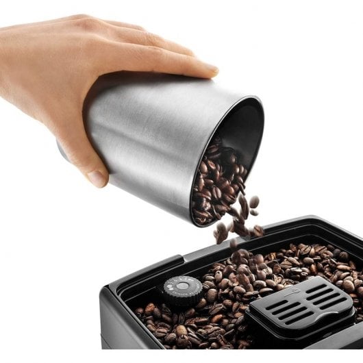 De’Longhi Dinamica ECAM 350.35.SB Cafetera Espresso Automática 15 Bares Plata/Negro