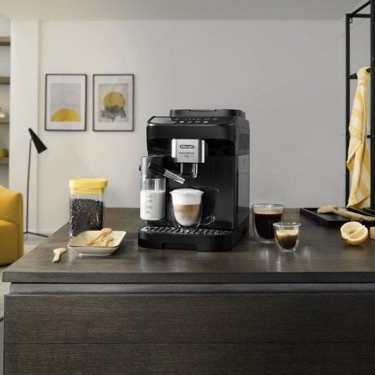 Cafetière superautomatique DeLonghi Magnifica Evo 1,8 L 15 Bars avec réservoir à lait