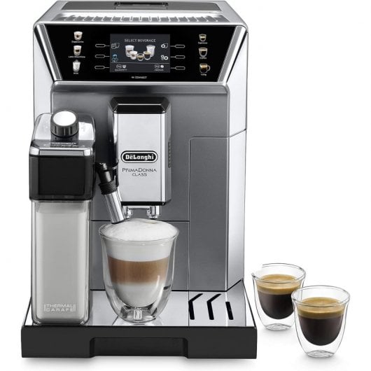 De'Longhi PrimaDonna ECAM 550.85.MS Caffettiera Combinata Automatica con Macinacaffè 19 Barre