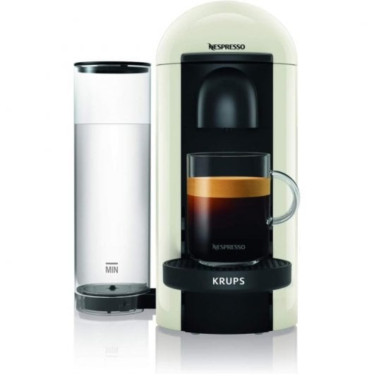 Krups Nespresso Vertuo Plus Cafetera de Cápsulas Blanca