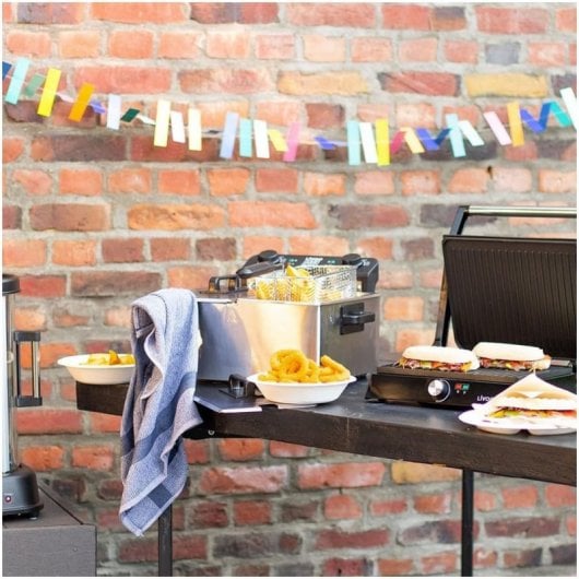 Livoo DOC217 friteuse Double 6 L Autonome 3300 W Argent