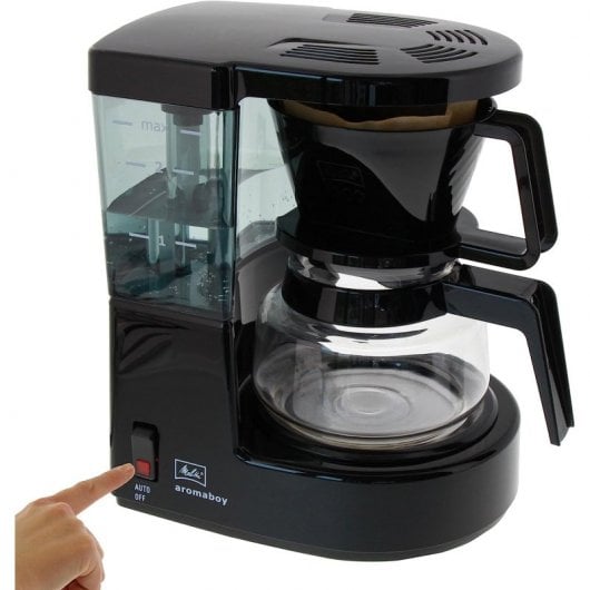 Melitta Aromaboy 1015-02 Cafetera de Goteo 2 Tazas Negra
