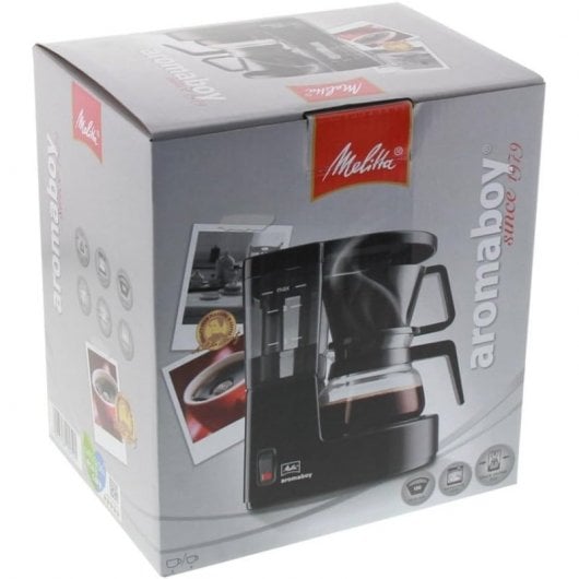Melitta Aromaboy 1015-02 Cafetera de Goteo 2 Tazas Negra