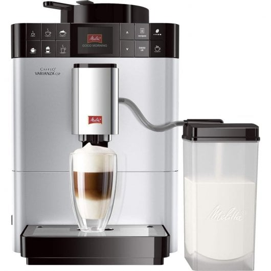 Melitta Caffeo Varianza CSP Macchina per caffè espresso automatica con macinacaffè 15 bar in acciaio inossidabile