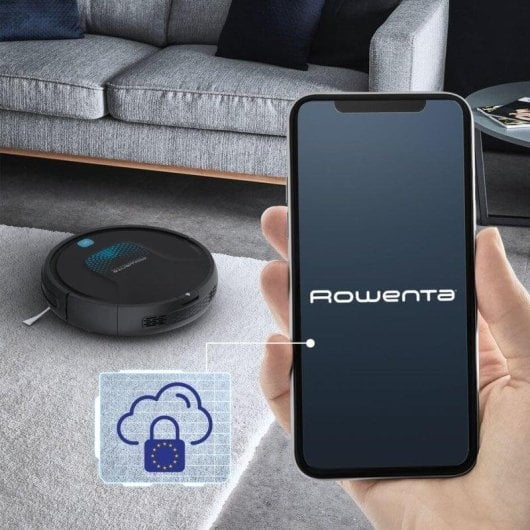 Aspirador Robô com Mopa Rowenta X-Plorer Serie 45 Navegação por Sensores Sução Potente WiFi