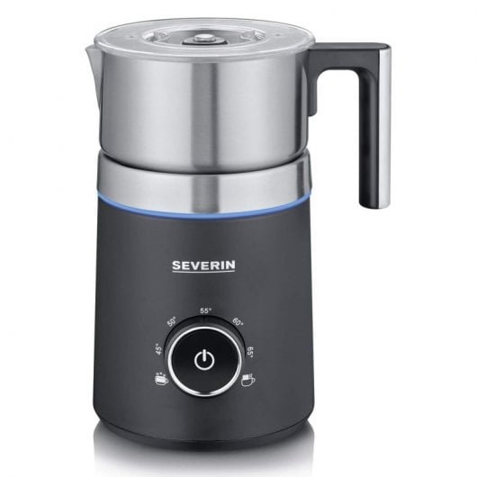 Severin SM 3586 Mousseur à lait à induction Spuma 700 Noir/Acier inoxydable