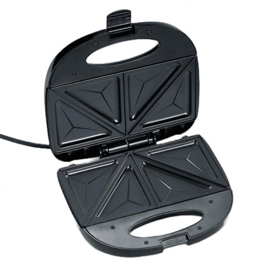 Severin SA 2969 Sandwichera Antiadherente 600W Negro/Acero Inoxidable