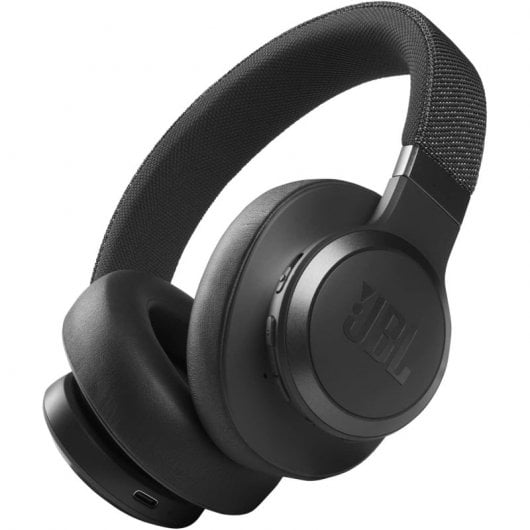 Casque sans fil JBL Live 660NC avec suppression adaptative du bruit noir