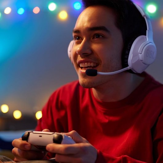 JBL Quantum 910P Auriculares Inalámbricos Gaming Blanco/Azul