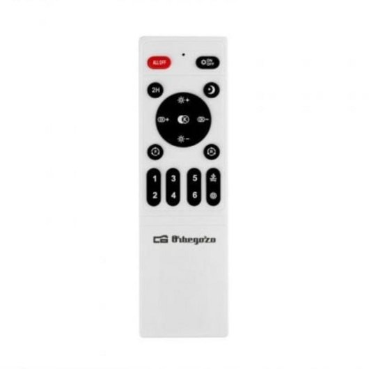 Ventoinha de Teto com Luz Orbegozo CP 12435 20W 33cm 6 Velocidades Pás Retráteis Comando